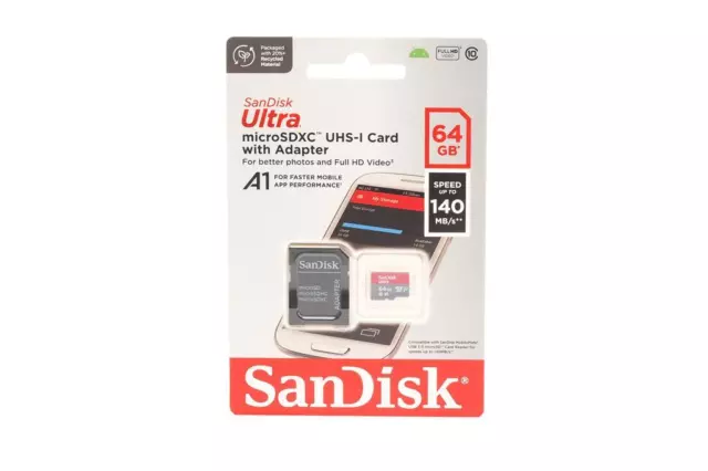 Sandisk 64gb Microsdxc UHS-I Card 140mb/S (1714846222)