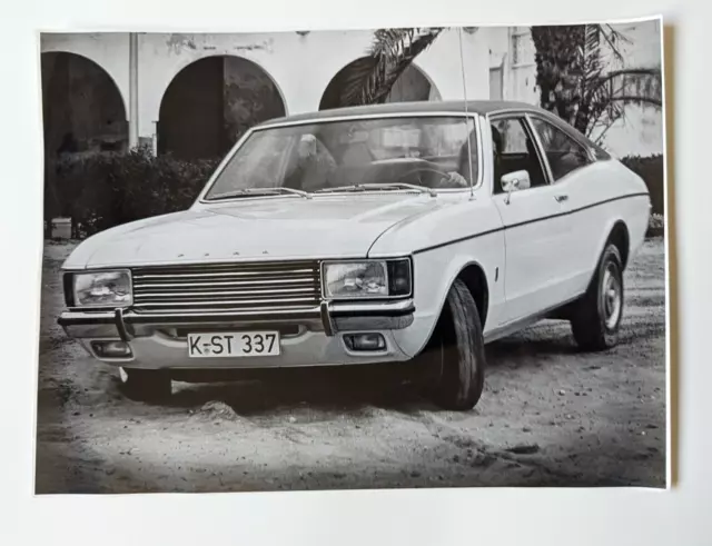 5 alte Fotos Ford Granada Fastback, Limousine, Kombi Unfall, Oldtimer Pressefoto