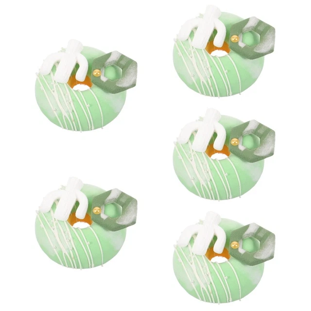 5pcs realistischer Donut Künstlicher Donut gefälschter Kaktus Donut Künstliches