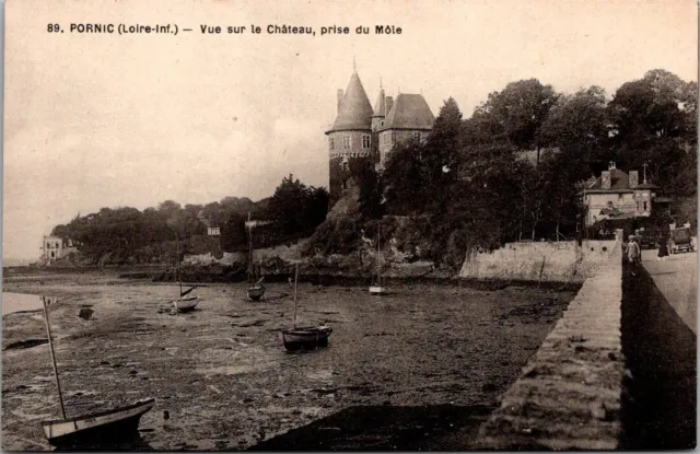 *51093 cpa 44 Pornic - vue sur le Château