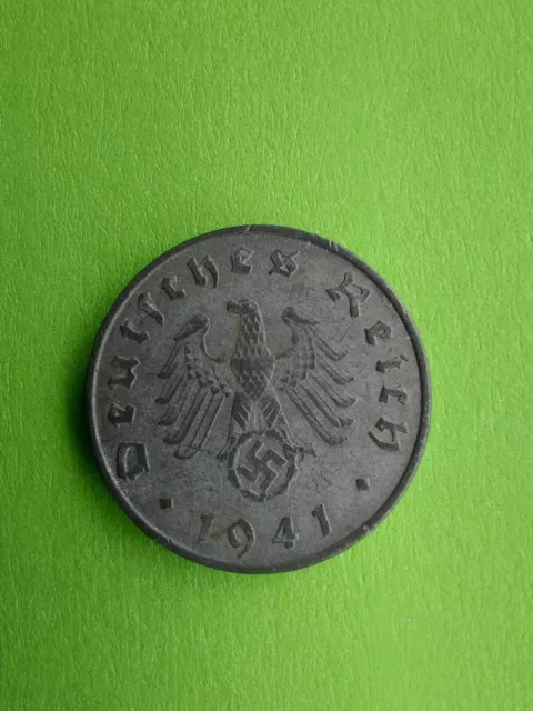 Deutschland Drittes Reich 10 Pfennig 1941G Gutes Detail