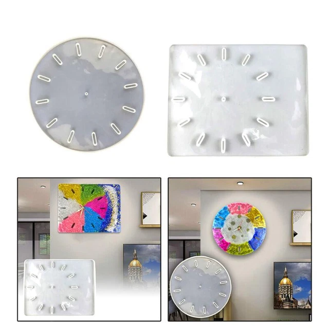 Harzform-Set für die DIY-Schmuckherstellung – große Uhrenform – Silikonform-Set