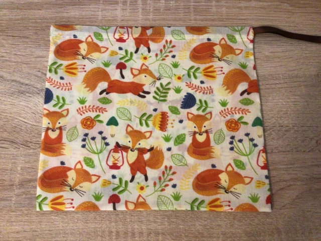 New Fox fabric drawstring  bag/teacher resource/gift/store /toys