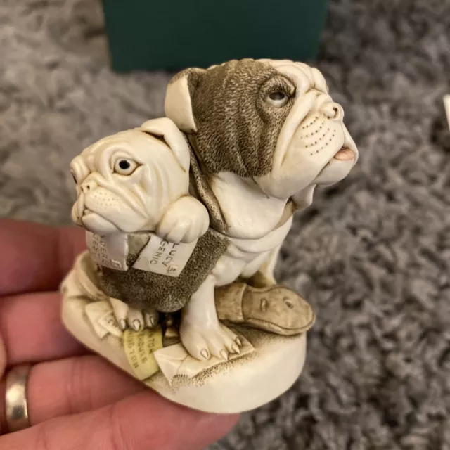 Harmony Kingdom - ‘Dead Ringer ’- Bulldog - Edition 1  By Peter Calvesbert