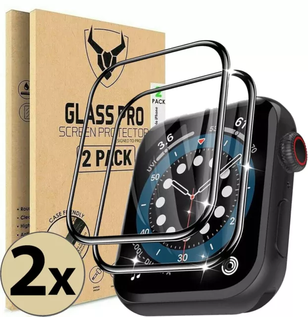 Displayschutz Apple Watch 1-9 SE 38 40 41 42 44 45 49mm Folie Acryl Glas