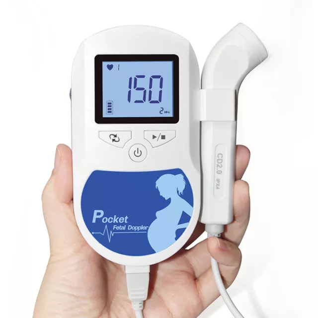 Fetaldoppler - Fetal Doppler - Baby Ultraschall Gerät für Schwangere - Herztöne