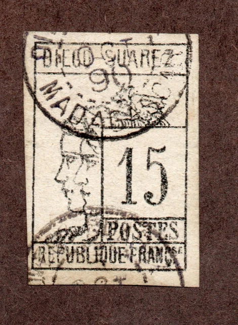 Timbre Diego Suarez N°2 Signé – Cote 125 Euros – Référence TCAT1009 – Collection