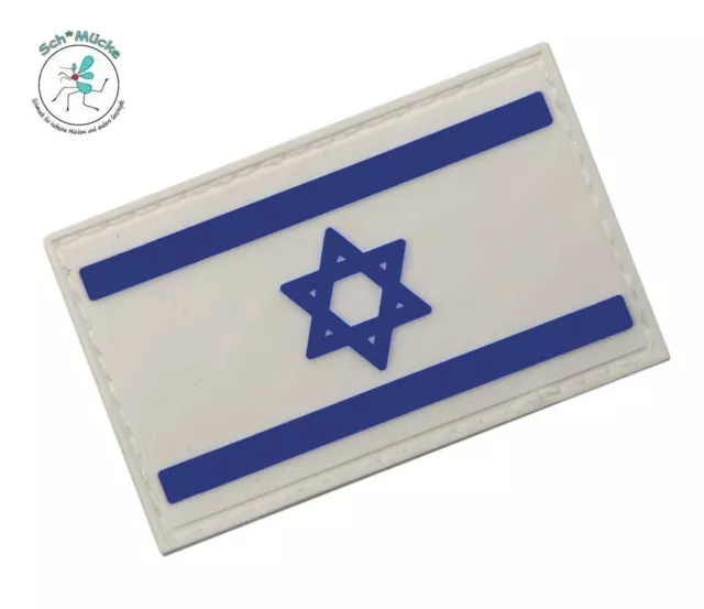 Klett-Abzeichen Patch Israel Fahne Davidstern Amulett Glücksbringer Geschenkidee