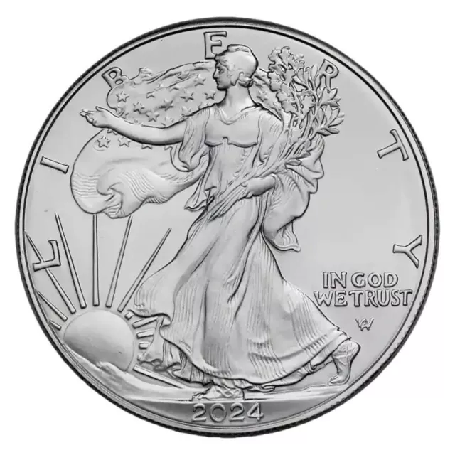 2024 $1 American Eagle Silver Dollar 1 OZ BU