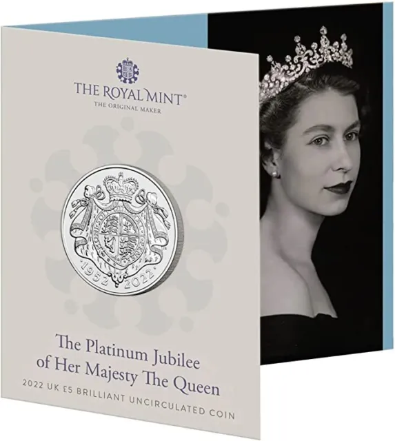 Queen Elizabeth Ii - £5 Coin – Uk Royal Mint – 2022 Platinum Jubilee *Historic*