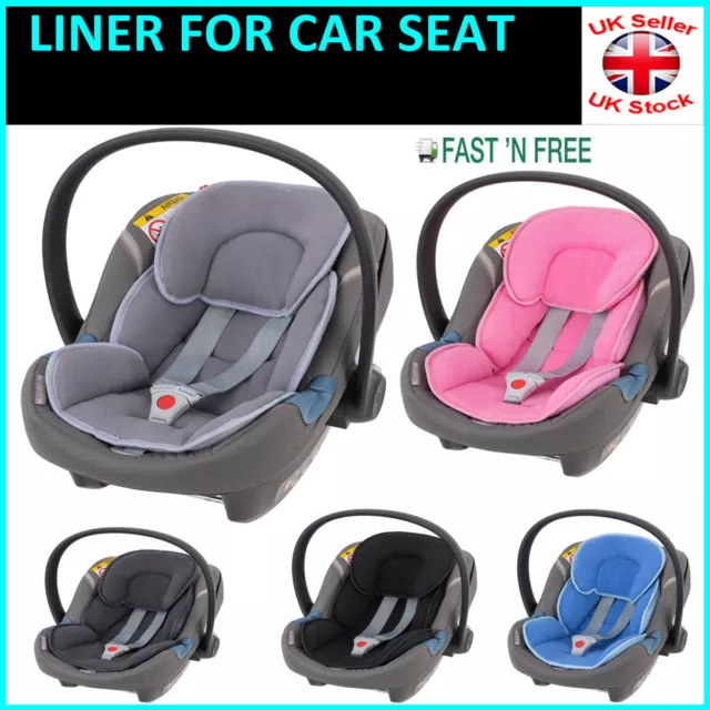 LINER FOR Baby CAR SEAT Cosy Fleece Fabric Liner Pad Head Support Rest Matress