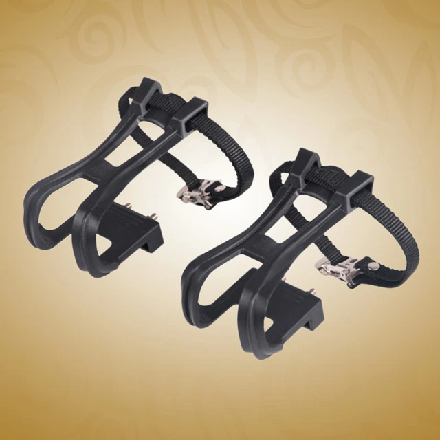 1 paire de Vélo De route Clip Vélo Pédale Bout Clip Vélo Toe Clips et Bretelles