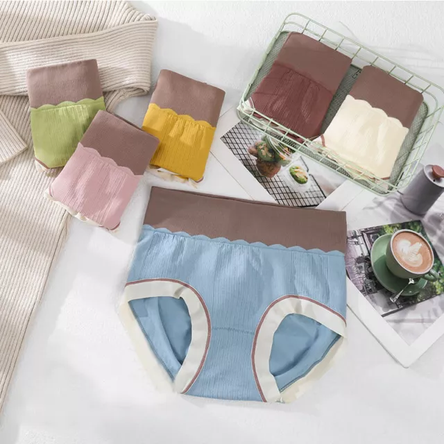 Period Pants High Waist Postpartum Underwear Leakproof Menstrual Cotton Knickers