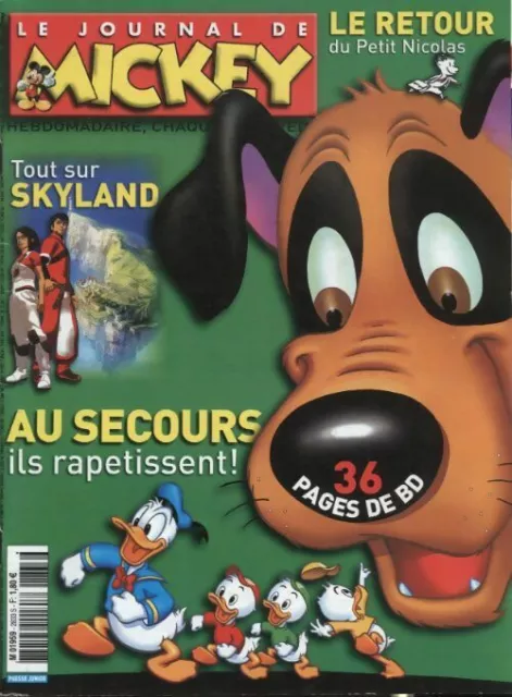 3412383 - Le journal de Mickey n°2833 : Au secours ils rapetissent ! - Disney