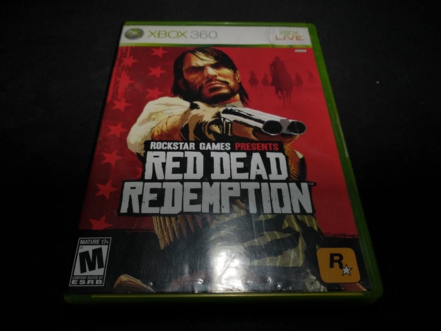RED DEAD REDEMPTION Original Release Xbox 360 EX+NM disc COMPLETE ...