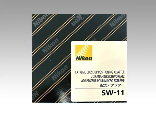 Nikon Extrême Gros Plan Positioninng Distribution Adaptateur SW-11 DHL Fast Neuf