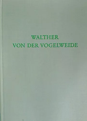 Siegfried Beyschlag - Walther de La Vogelweide. Caamino El #B2021822