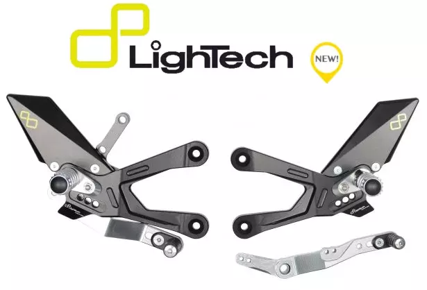 Lightech Pedane Arretrate Regolabili Snodate Honda Cbr 1000 Rr-R 2020-2022