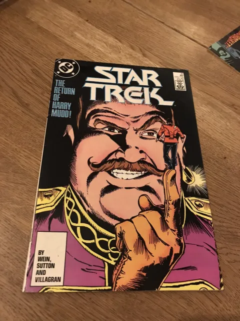 Star Trek #39 - DC Comics - 1987 The Return Of Harry Mudd ! Mint