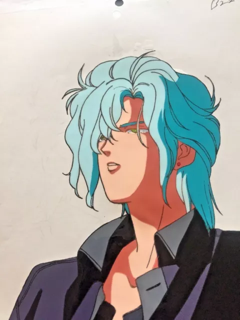 IDOL DENSETSU ERIKO - HIROSHI anime cel B22 w/ Genga ~Ray Rohr Cosmic Artifacts 2