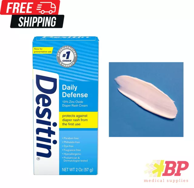 Desitin Cream Rapid Relief Creamy Diaper Rash Ointment - 2oz