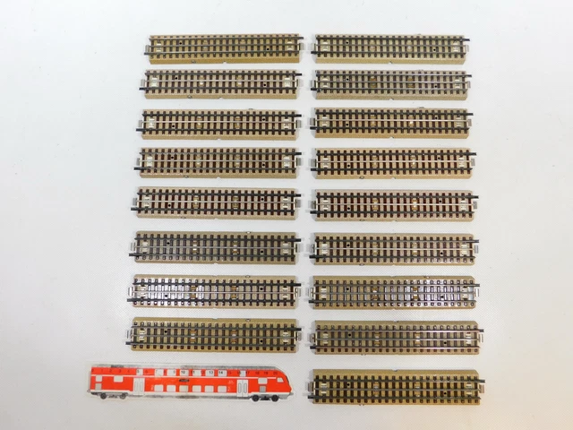 15 Sections De Voie Courbe Märklin H0/00 – AC – Pour 3600/800 – Occasion