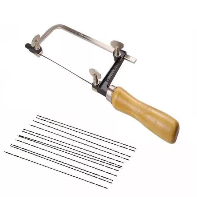 48PCS Jewelers Tools Craft Saw Blades & Adjustable Saw Frame Kit