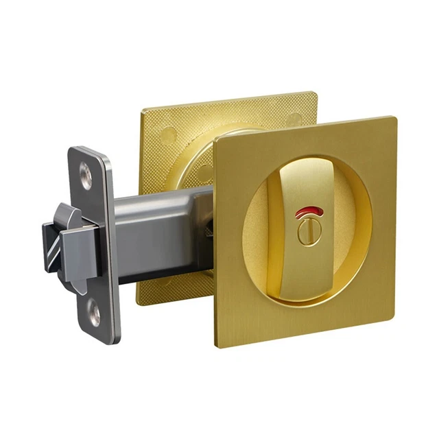 Taschen Türschloss Zinklegierung Gold Türhardware Flush Zeitgenössisch
