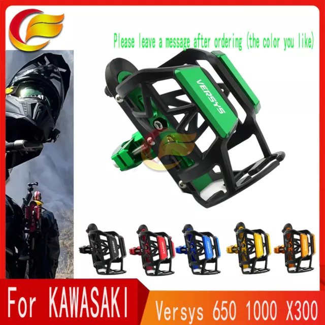 Beverage Water Bottle Drink Cup Holder Stand For Kawasaki Versys 650 1000 X300