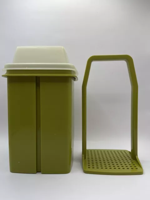 Tupperware Pick-A-Deli Keeper #s 1330 1331 1332 Avocado Green 3 Pcs Vintage