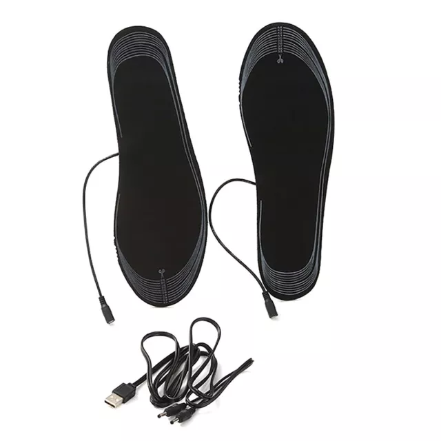 Solette per scarpe riscaldate USB cuscinetto elettrico riscaldamento piedi scaldapiedi tappetino