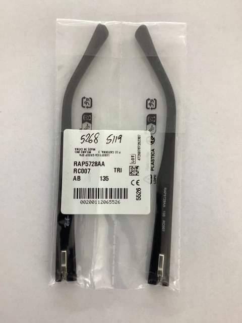 ASTE RICAMBIO RAY BAN RX 5268 COL. 5119 L. 135 mm. NEW ORIGINAL ARMS