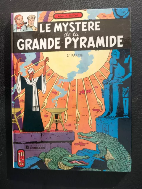 JACOBS Blake et Mortimer Le mystère de la grande pyramide 2 réédition 1972