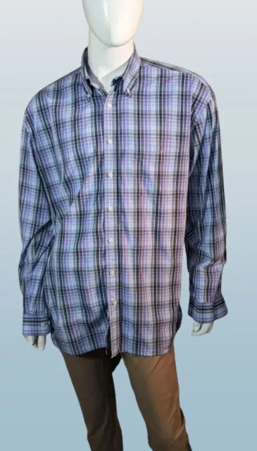 💕 Gant Taille XXL Regular  💕 Chemise manches longues bleu violet gris homme