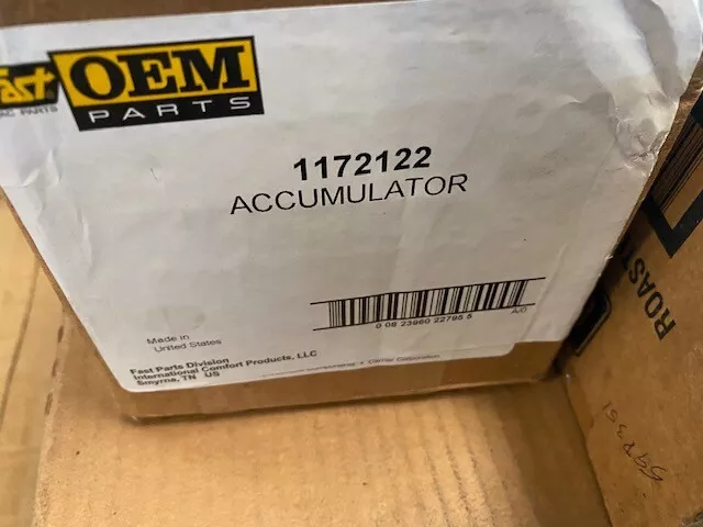 1172122 Carrier ACCUMULATOR