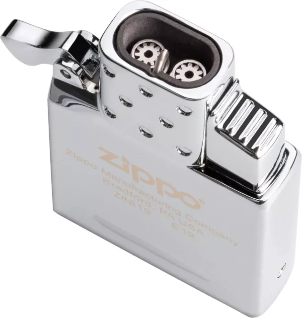 Accendino Zippo a Gas ricaricabile antivento metallo originale Made In USA 65827 2