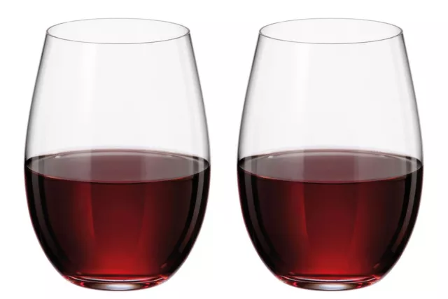 Stemless wine glasses 560ml Clara Bohemia Crystal -pack of 2-