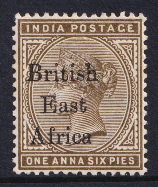 British East Africa QV 1895-96 1a6p Sepia SG51 Mint MH