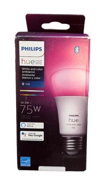 Philips Hue 563254 75W Smart LED Bulb