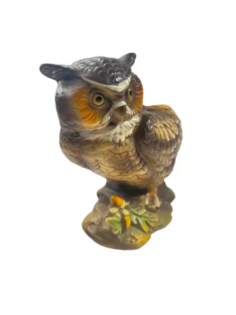 Napcoware Great Horned Owl Ceramic Planter Vase Figurine Napco Japan C6565 2