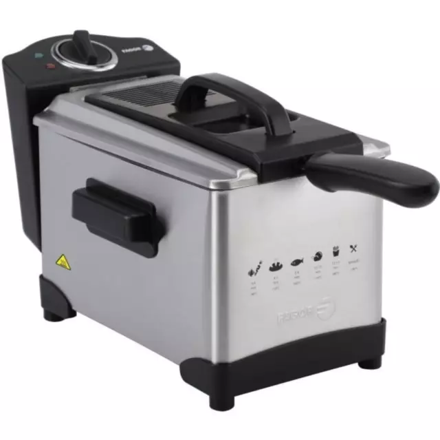 Friteuse Electrique semi-professionnelle 3Litres 2000W FAGOR INOX Cuve Amovible 3