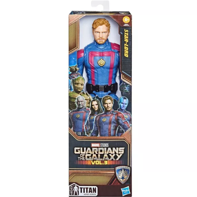 Marvel Guardians of The Galaxy Vol. 3 Titan Hero Series Star-Lord 12" Action Fig