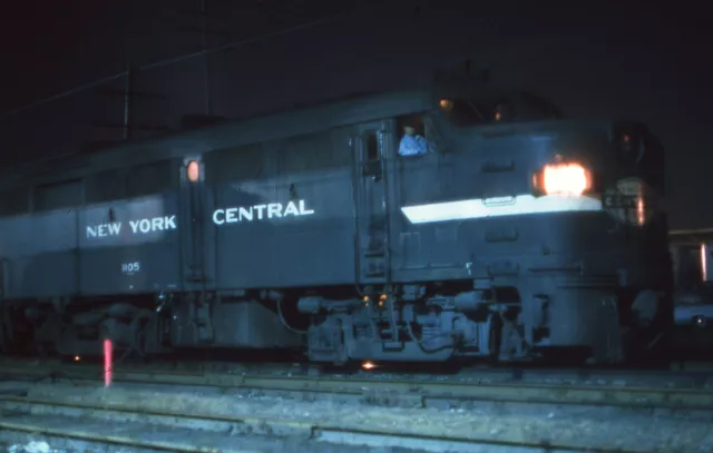 Duplicate  Train Slide New York Central FA  #1105 11/1963 Detroit MI