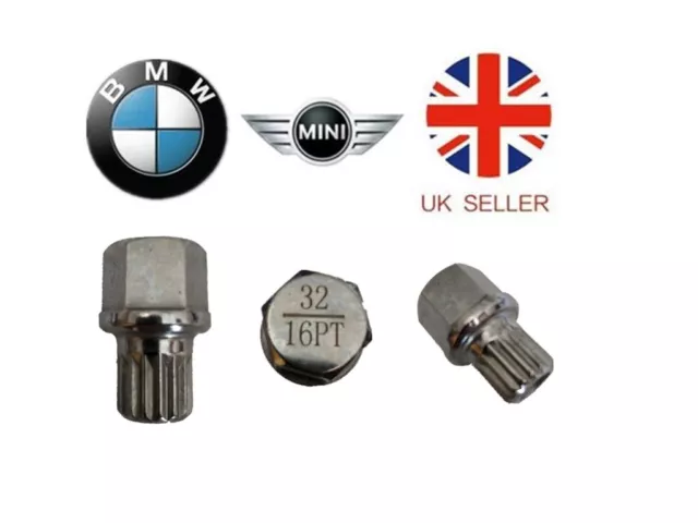 Mini, BMW Locking Wheel Nut Key ABC 32 Type 16 Splines