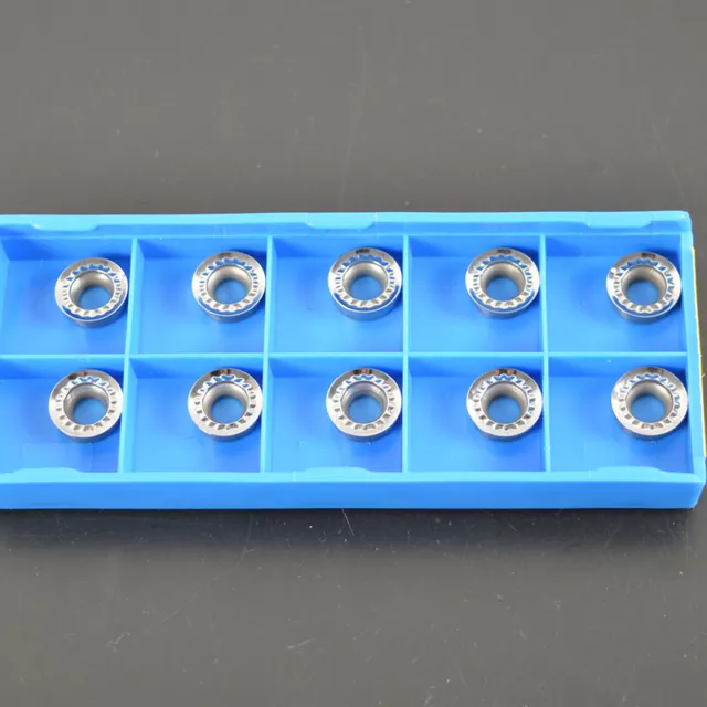 For Aluminum Milling carbide inserts R5 RPGT1003-AK 10PCS Round Turning insert