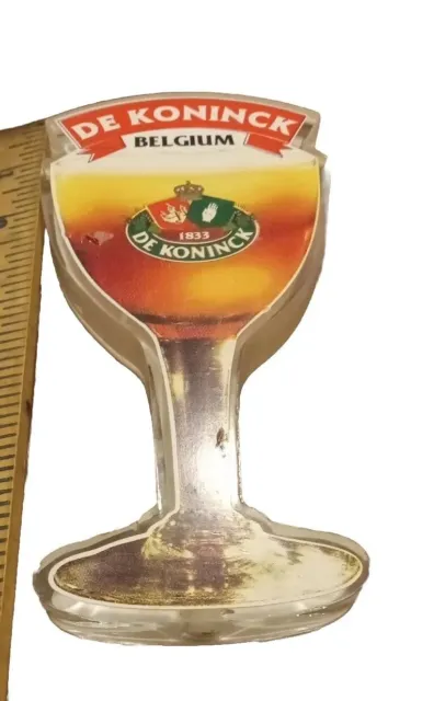 Beer Bar  Tap Handle - Bolleke de Koninck Belgium - Lucite Rare 7”