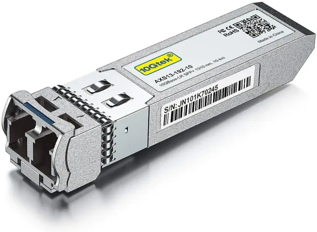 For Ubiquiti UF-SM-10G Module SFP-10G-LR 10GBase-LR Single mode LC 1310nm 10 km