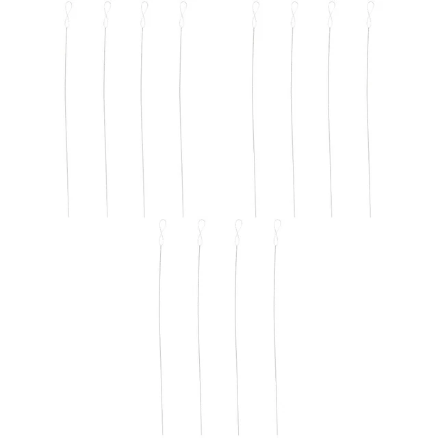 12 piezas Herramienta de cuentas roscado de cuentas Accesorios Agujas de coser a mano Plegables