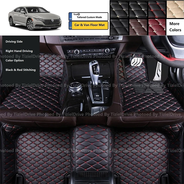 TAILORED CUSTOM PU Leather Car Mats for VW Arteon 20172022 Hatchback