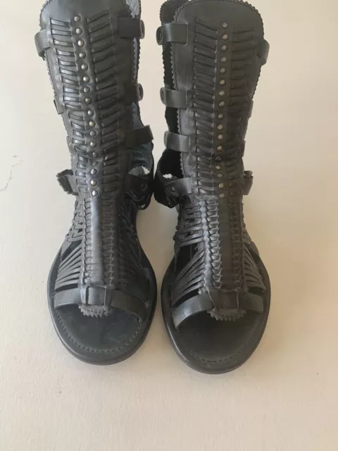 Allsaints Spitalfields Gladiator Sandals Size Uk37